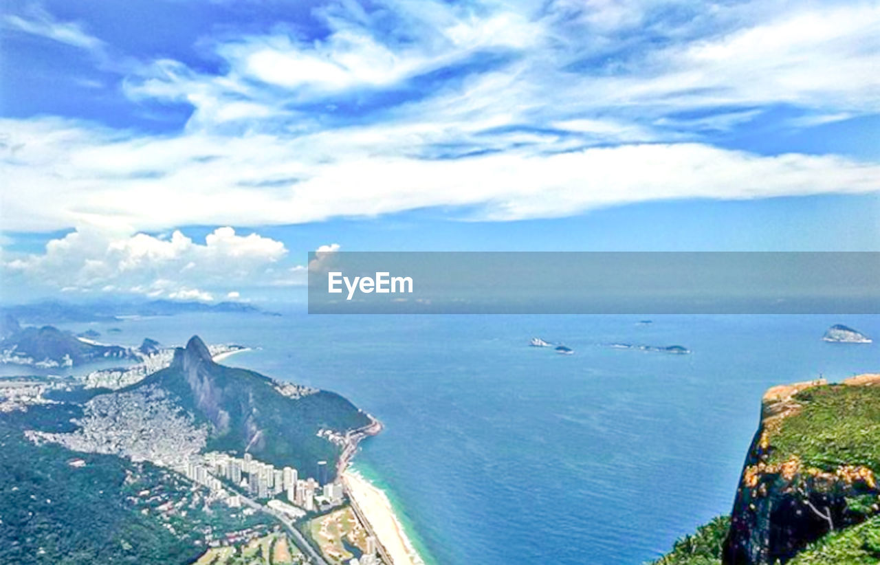 PANORAMIC VIEW OF SEA AGAINST SKY