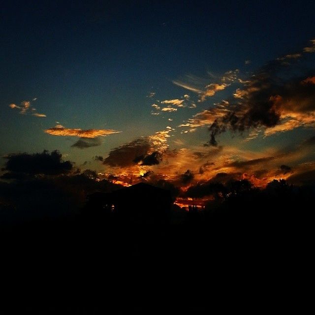 LOW ANGLE VIEW OF SKY AT SUNSET