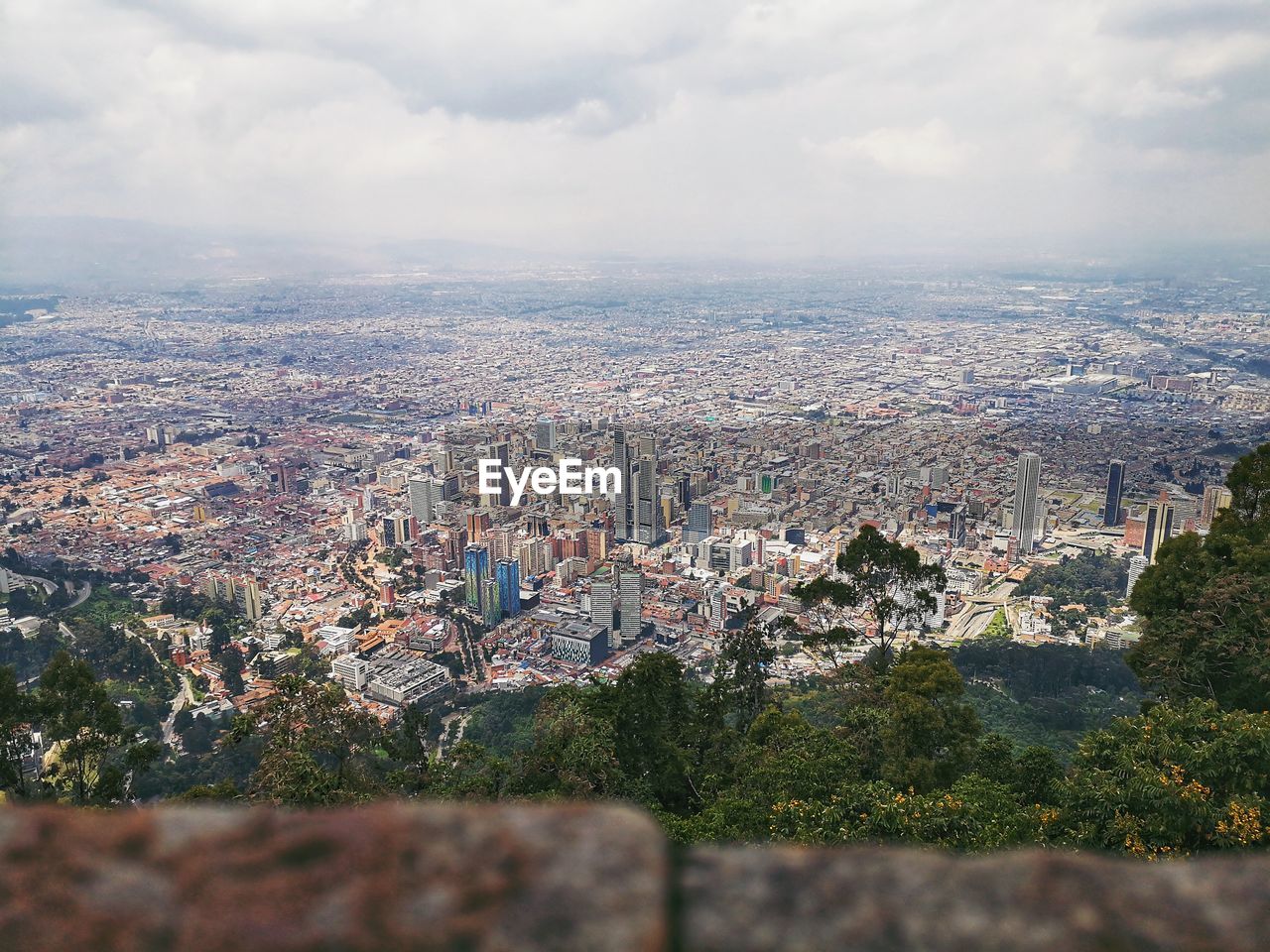 Bogotá from the top - montserrat cityscape 