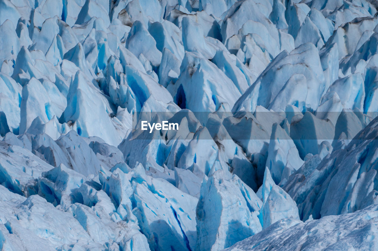 Detail view of perito moreno glacier