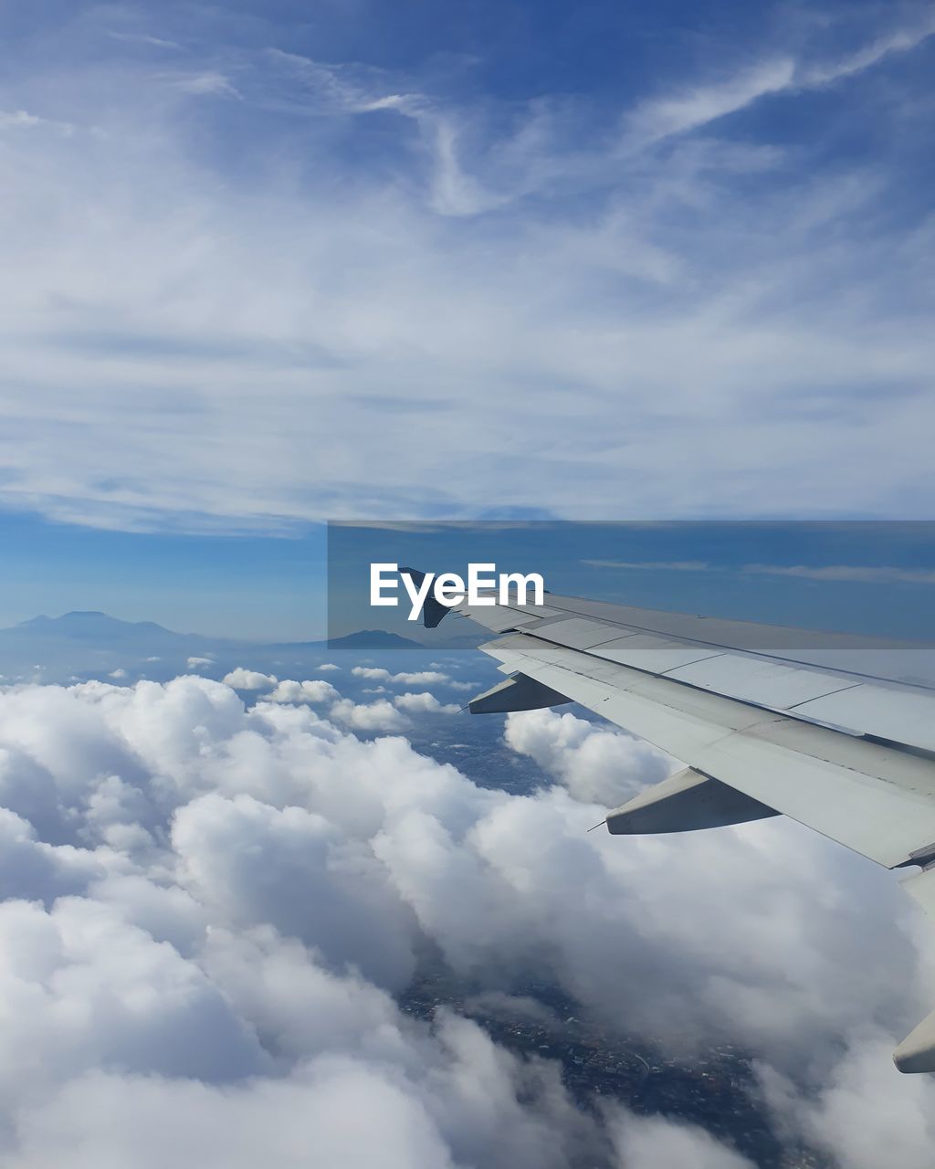 Aerial view of cloudscape against sky