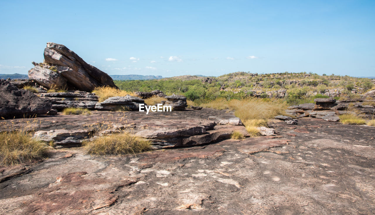 ROCK FORMATIONS ON LAND