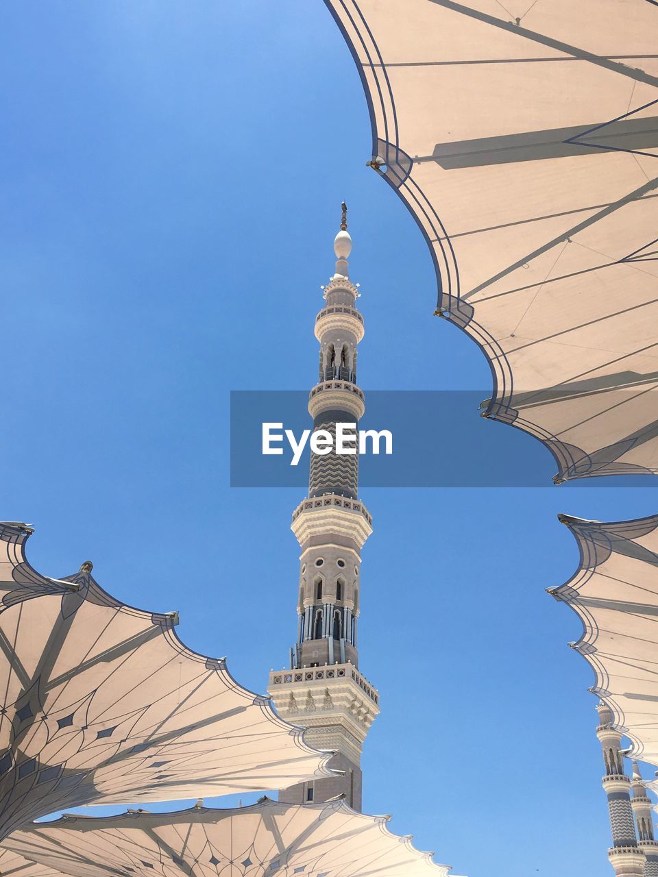 One of the tower of the grand mosque in medinah