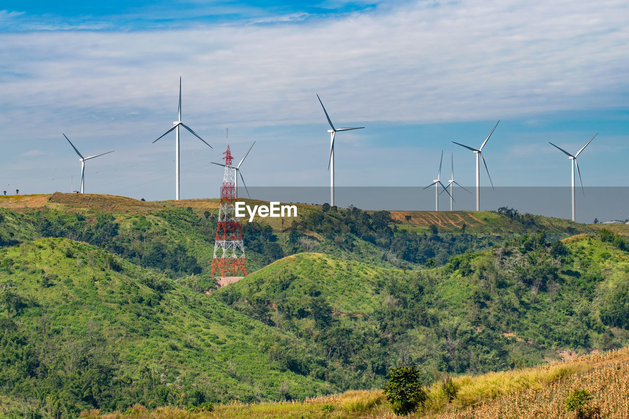 WIND TURBINES ON LAND