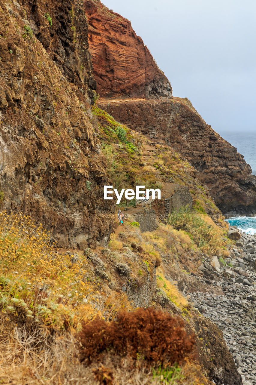 Scenic view of mountain against sky