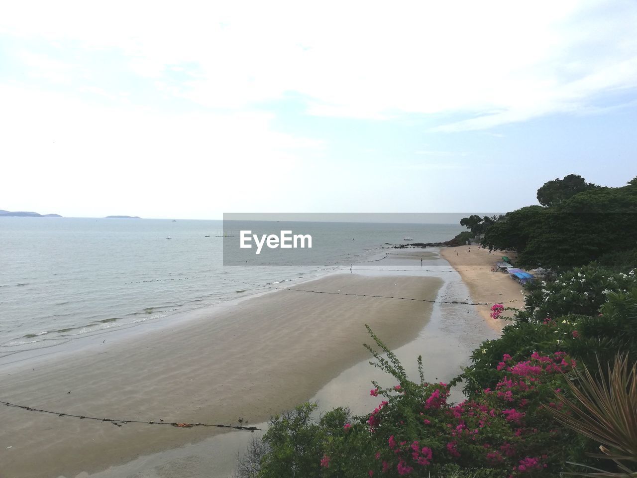 SCENIC VIEW OF BEACH AND SEA AGAINST SKY