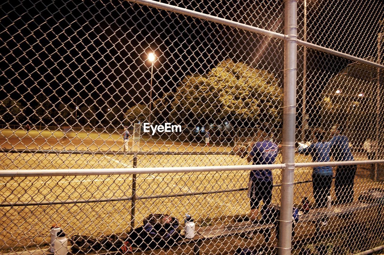 View of baseball game