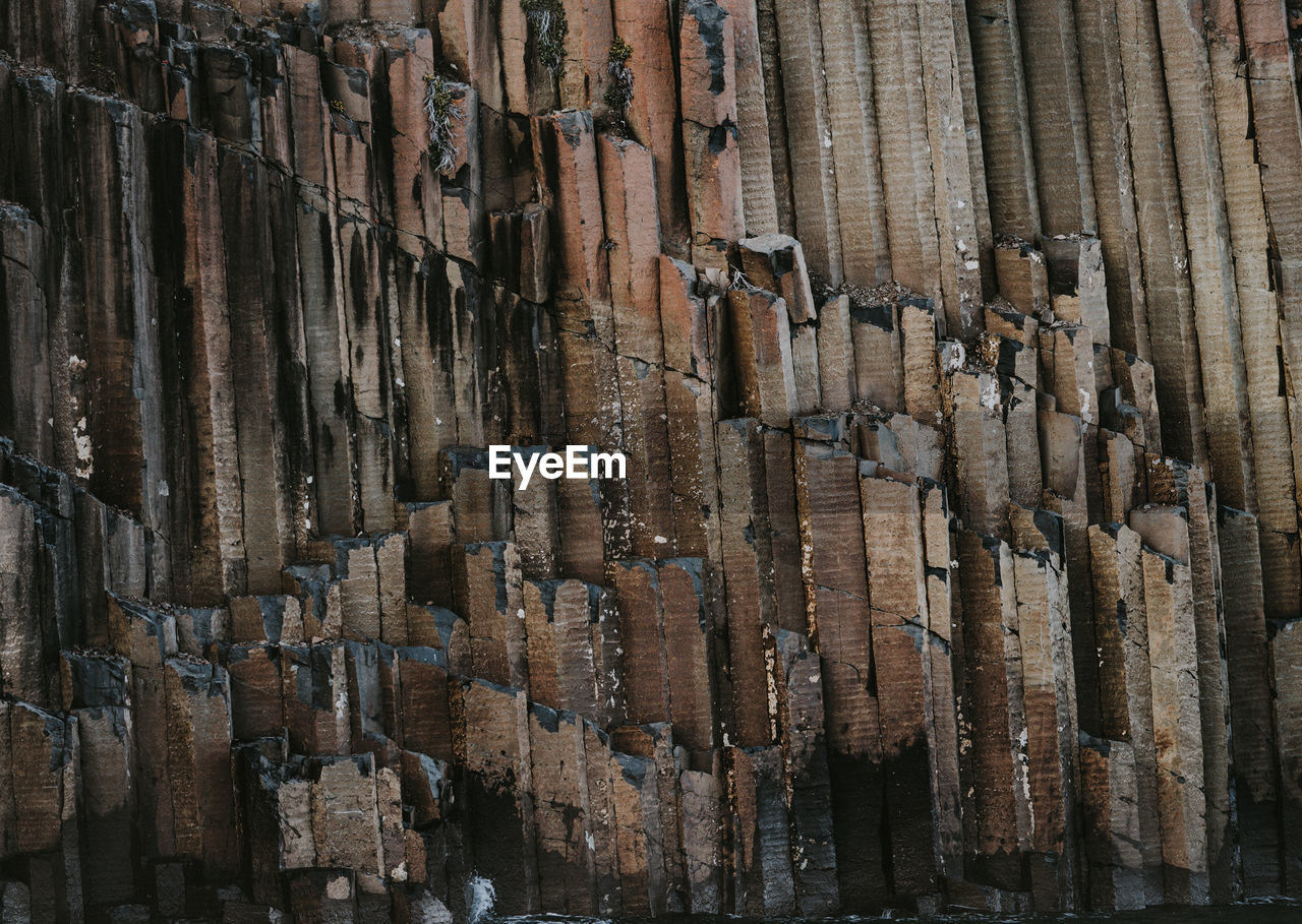 full frame shot of old weathered wood