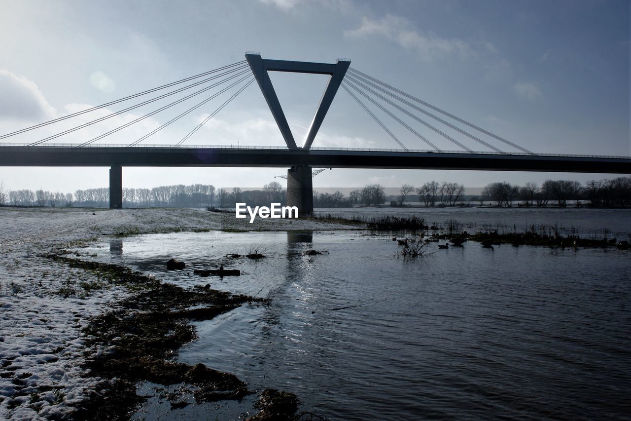 VIEW OF BRIDGE OVER RIVER