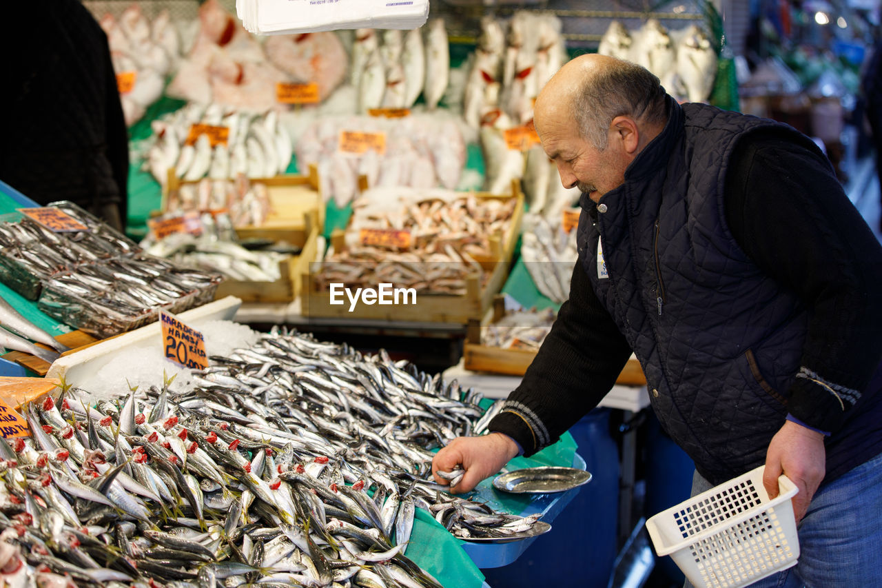 SIDE VIEW OF A FISH FOR SALE