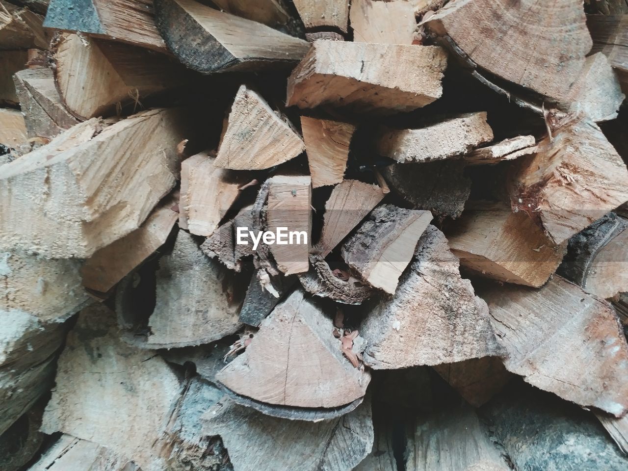 FULL FRAME SHOT OF FIREWOOD STACKED