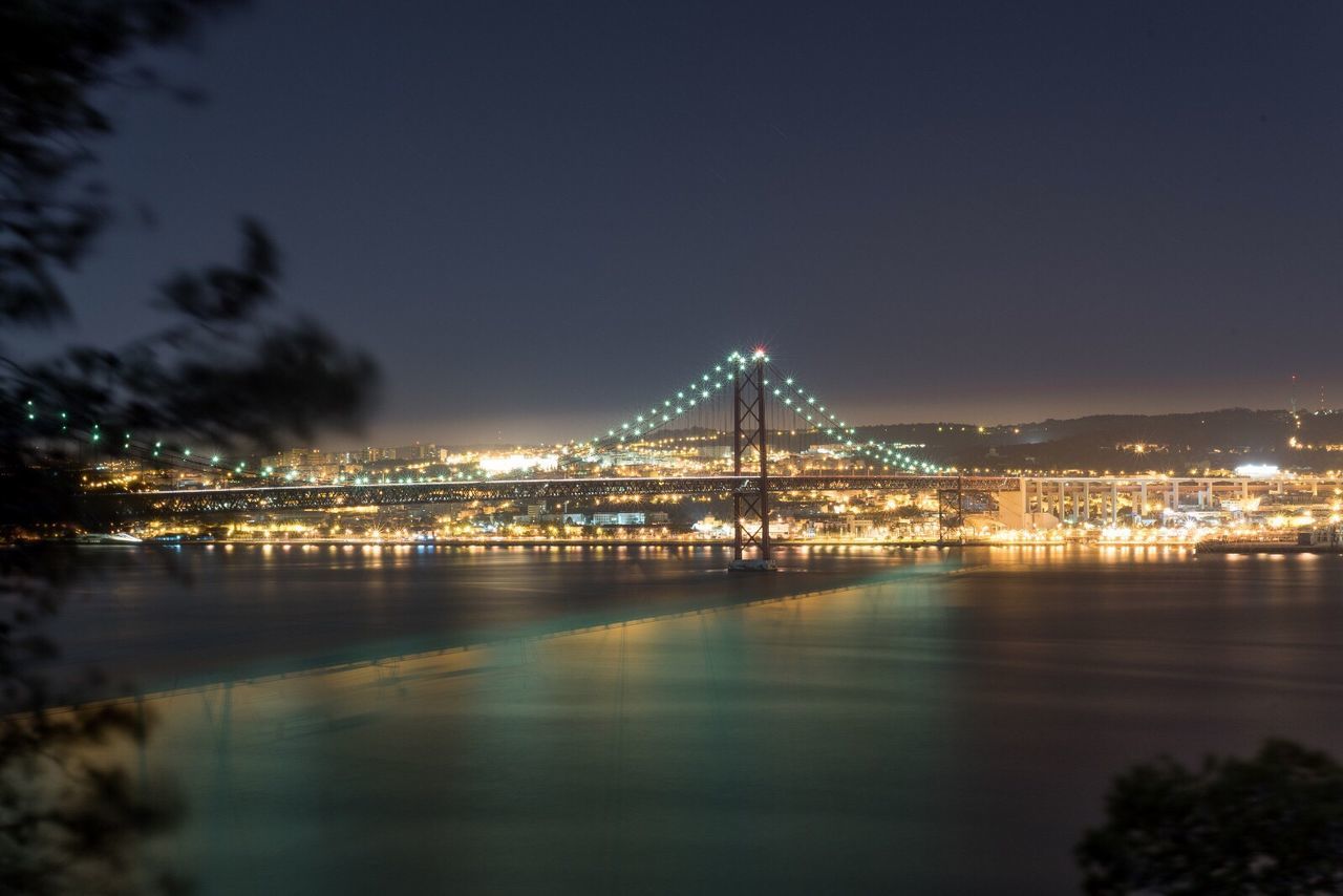 ILLUMINATED CITY AT NIGHT