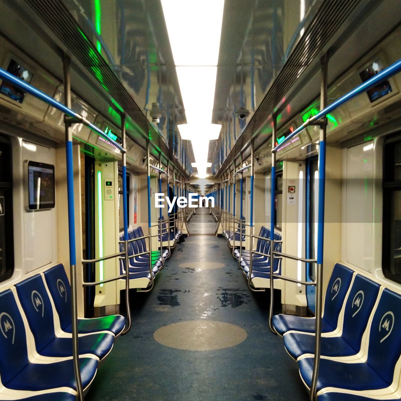 Interior of train