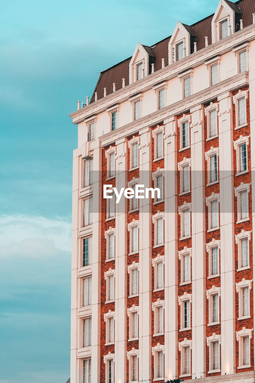 Low angle view of building against sky