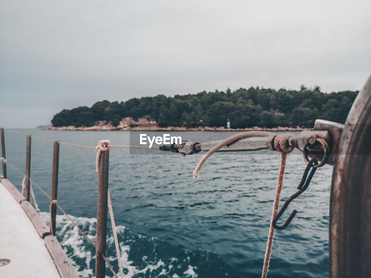 Cloudy sea ride