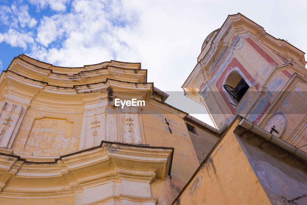 Low angle view of building against sky