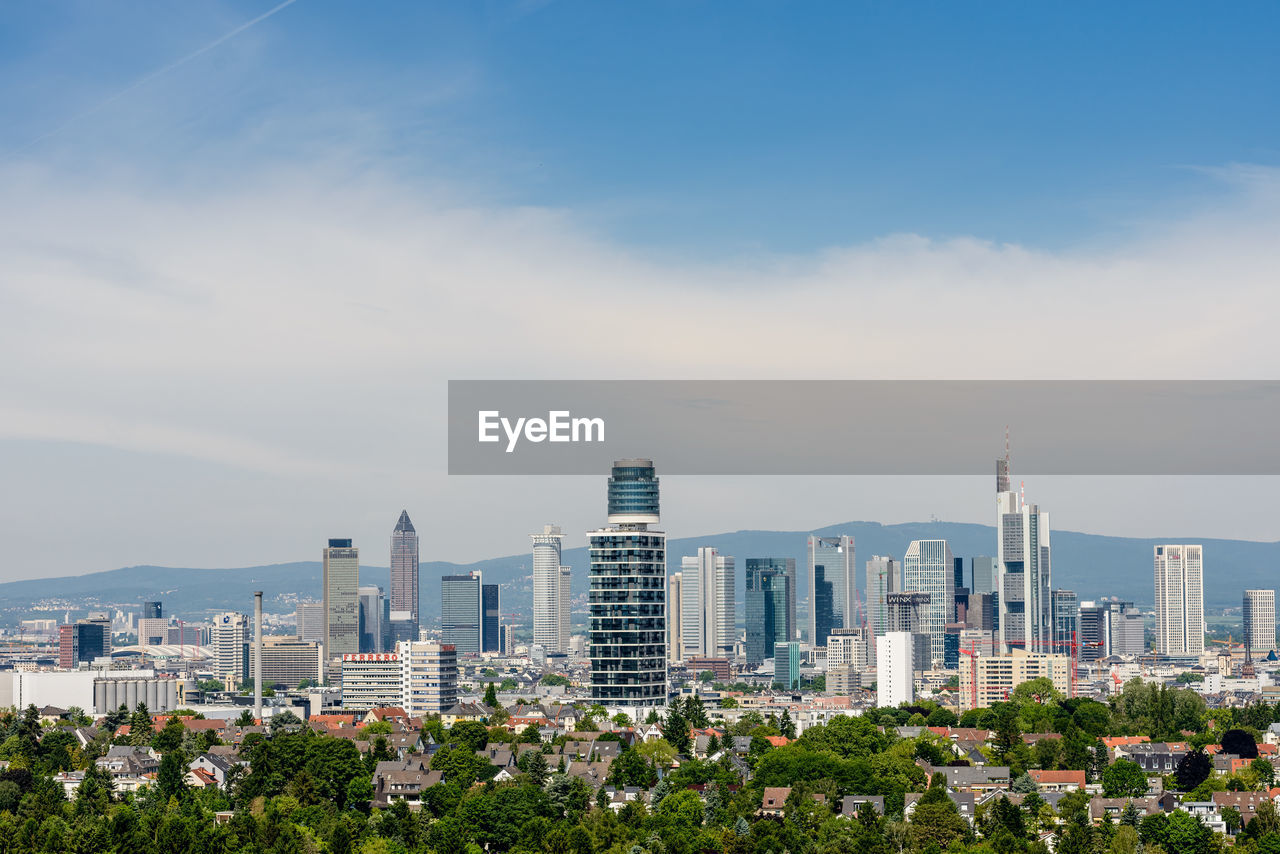 Cityscape against sky