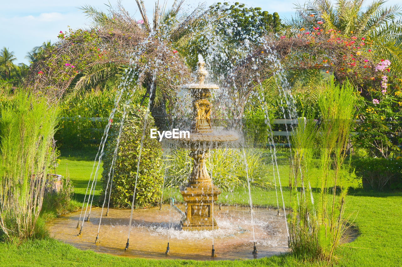 WATER FOUNTAIN IN PARK