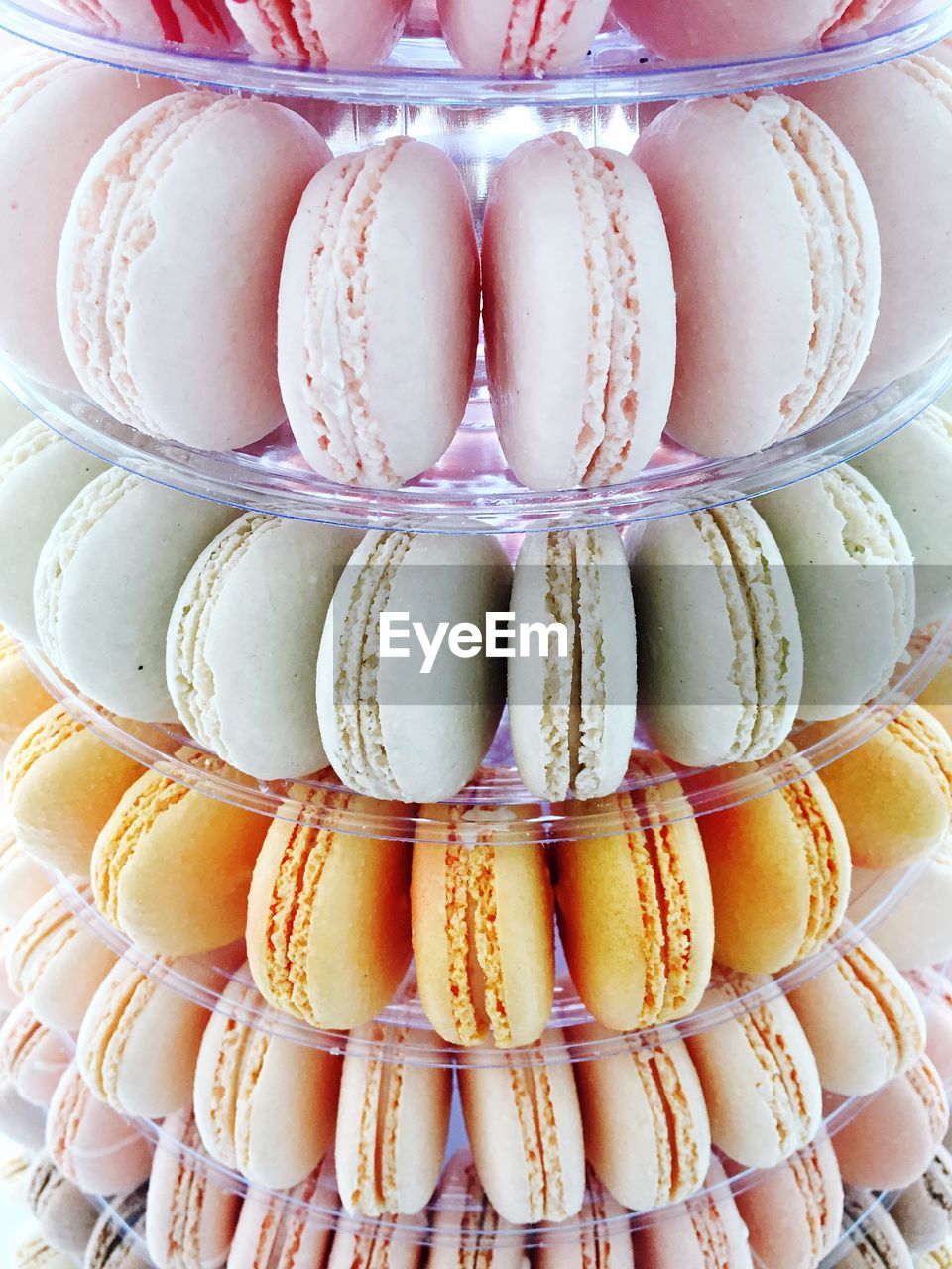 Macaroons on cakestand