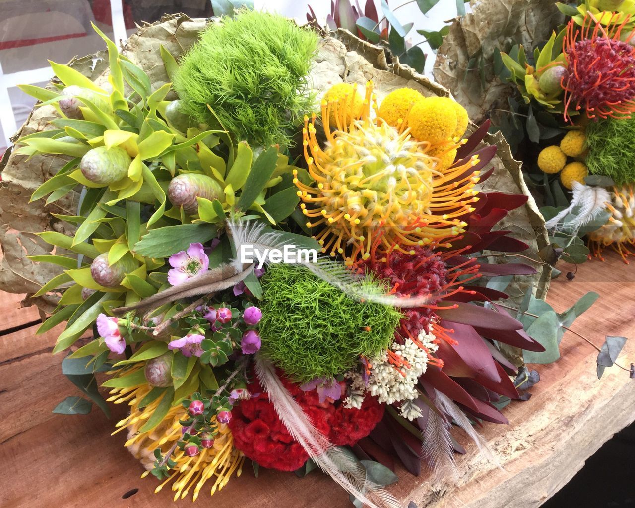 HIGH ANGLE VIEW OF FLOWERS