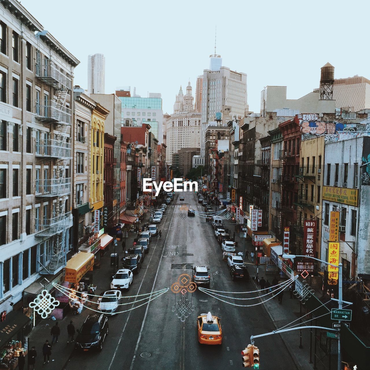 Everyday scene in asian city