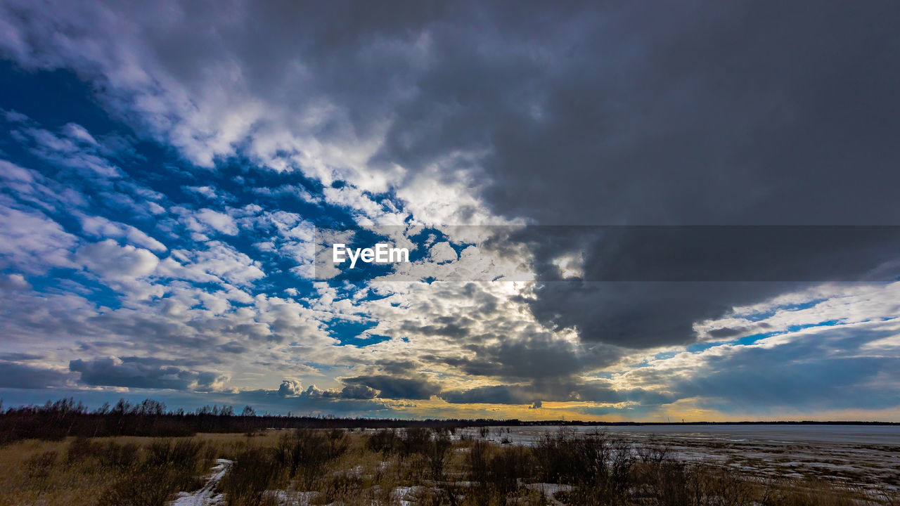 Scenic view of landscape against sky