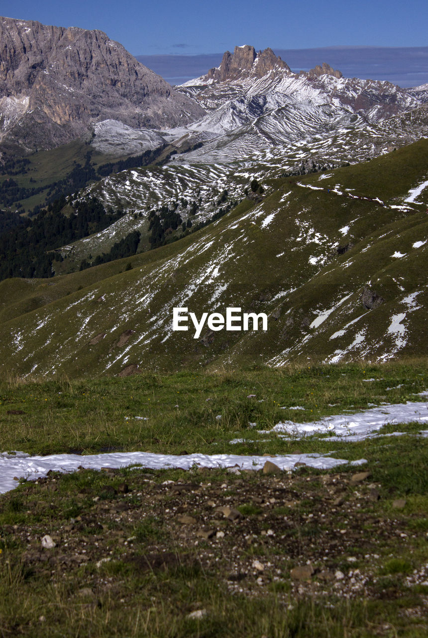 SCENIC VIEW OF SNOWCAPPED MOUNTAINS