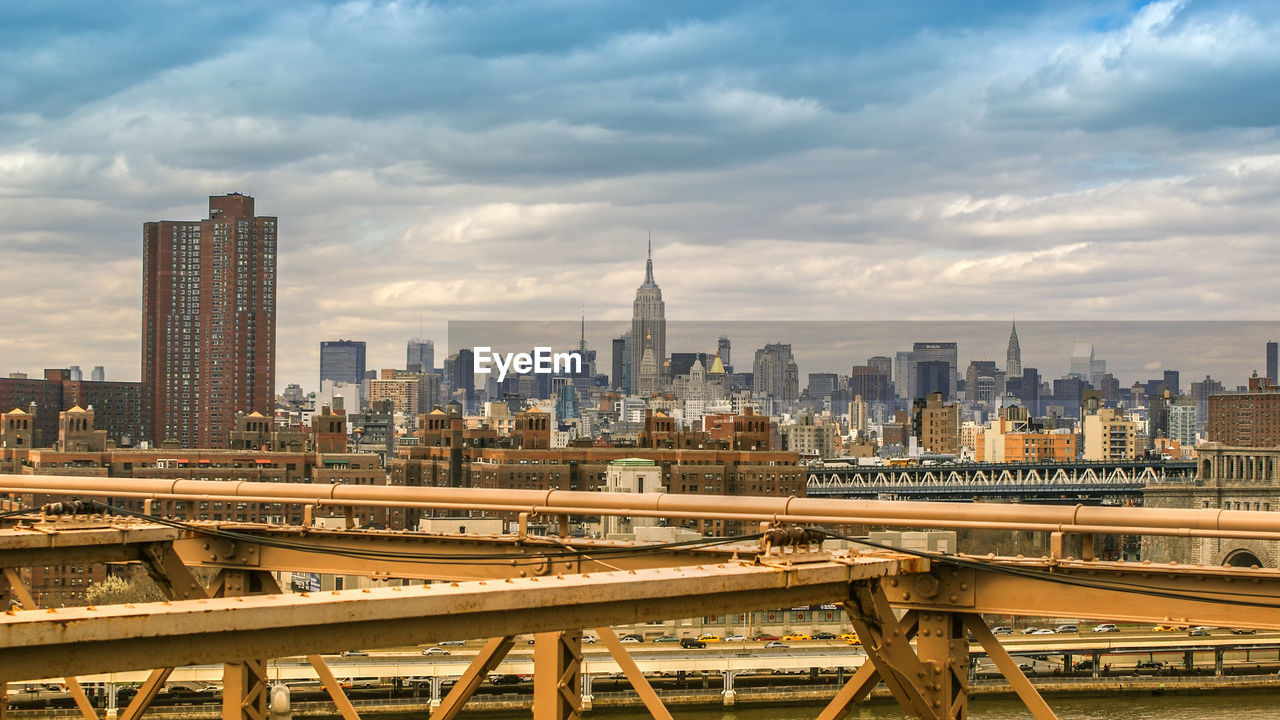 City skyline against sky