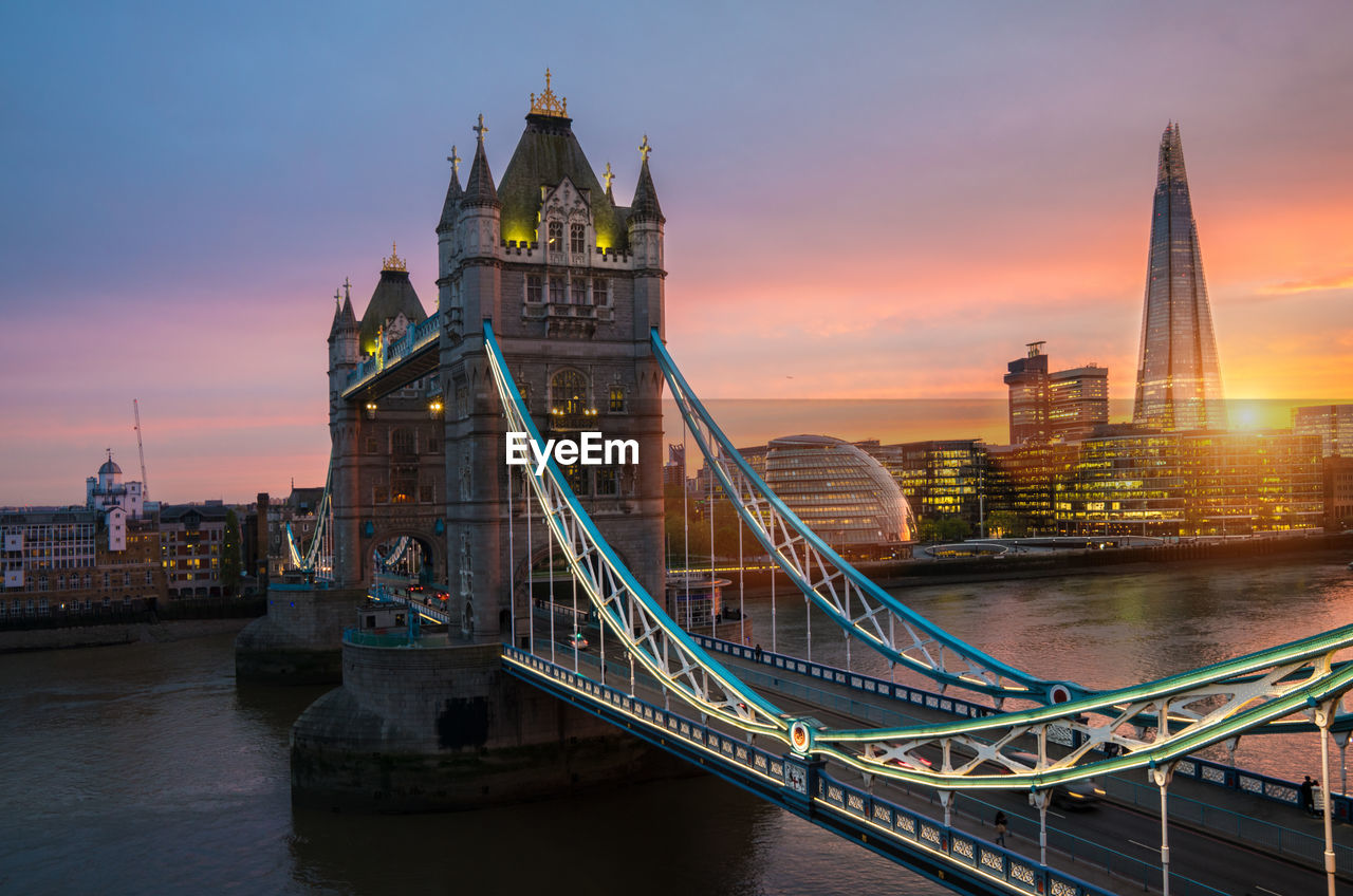 TOWER BRIDGE AT SUNSET