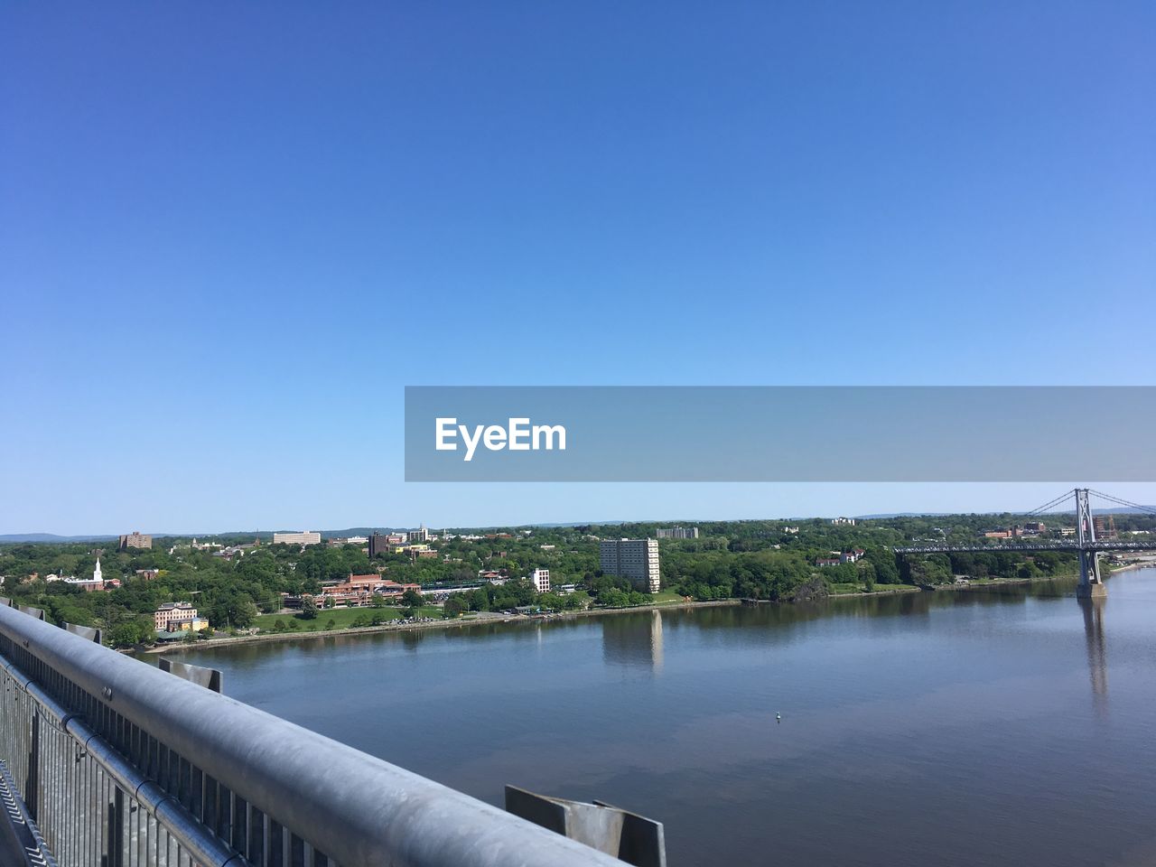 SCENIC VIEW OF RIVER AGAINST CLEAR SKY