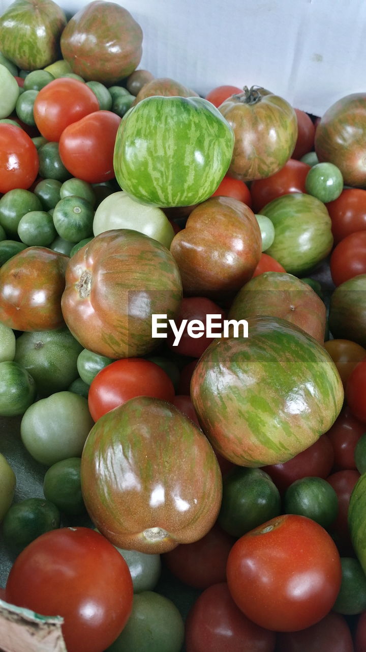 Full frame shot of oranges