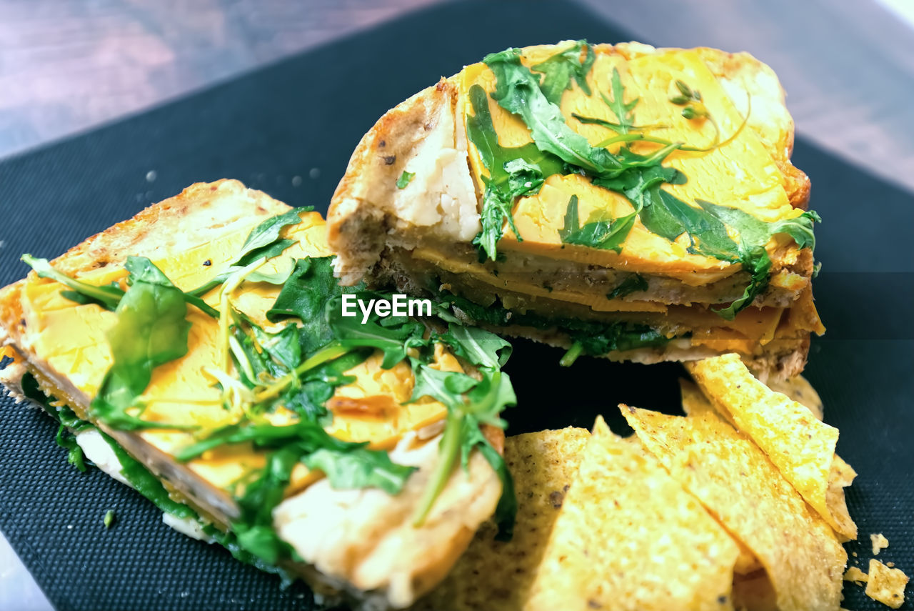 food, food and drink, healthy eating, dish, freshness, meal, fast food, vegetarian food, produce, vegetable, wellbeing, breakfast, cuisine, no people, bread, close-up, indoors, seafood, herb, sandwich