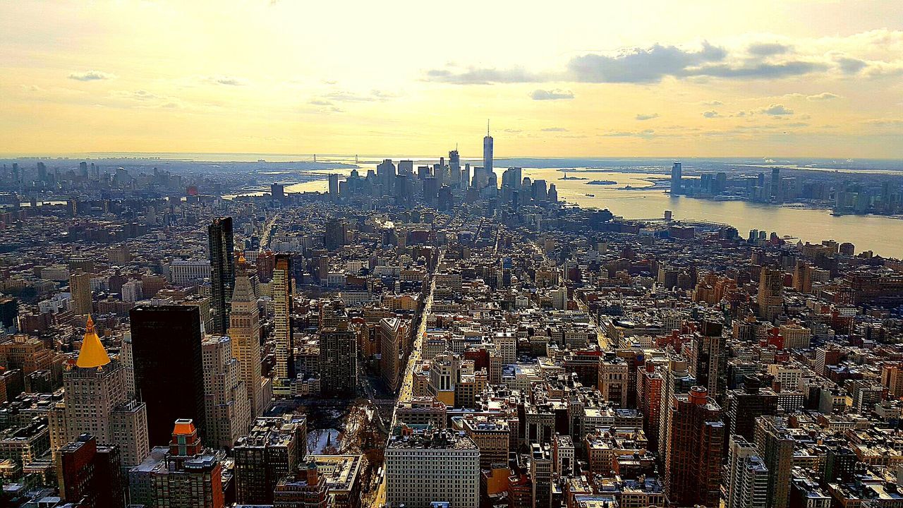 AERIAL VIEW OF CITY