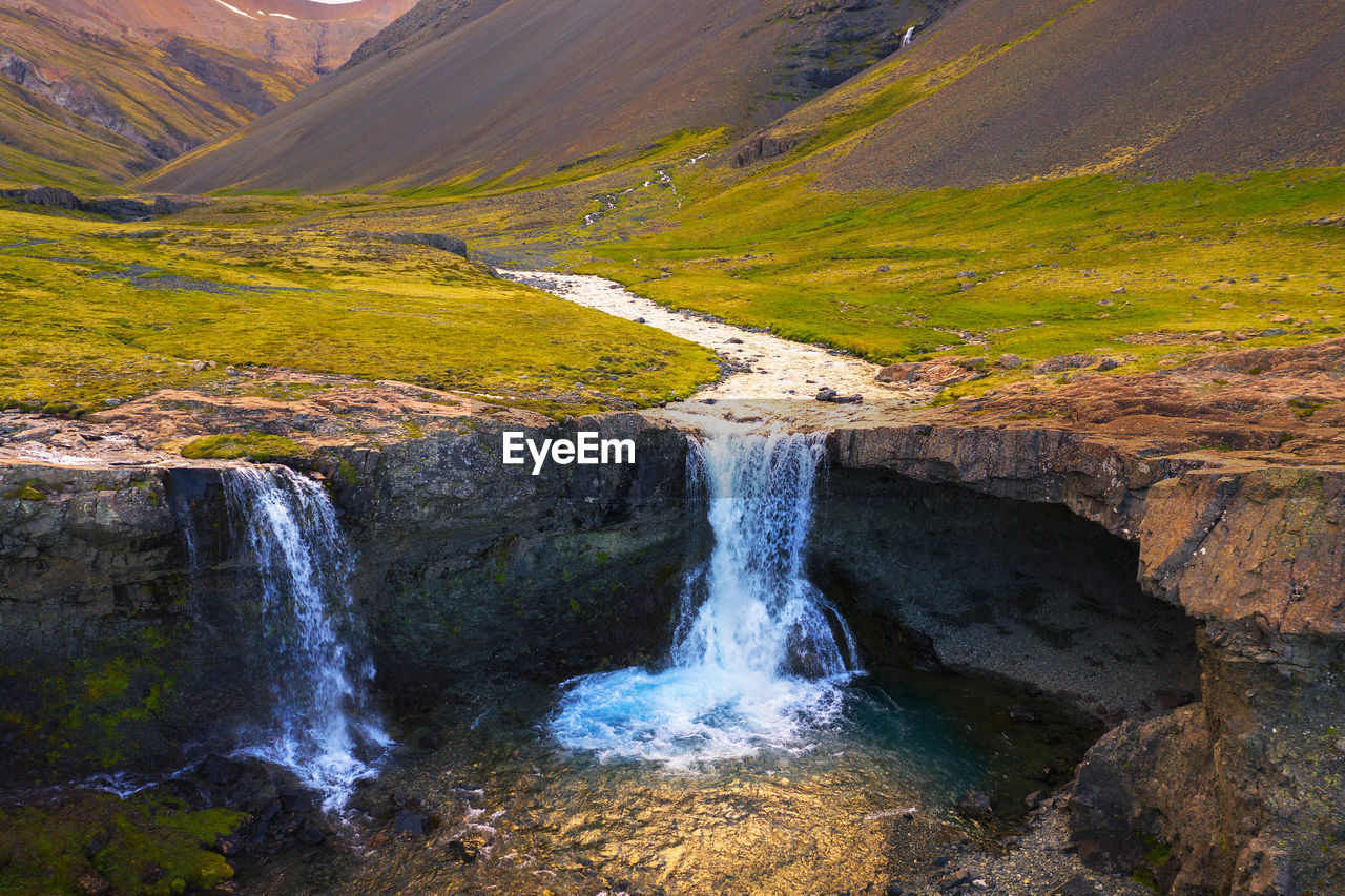 view of waterfall