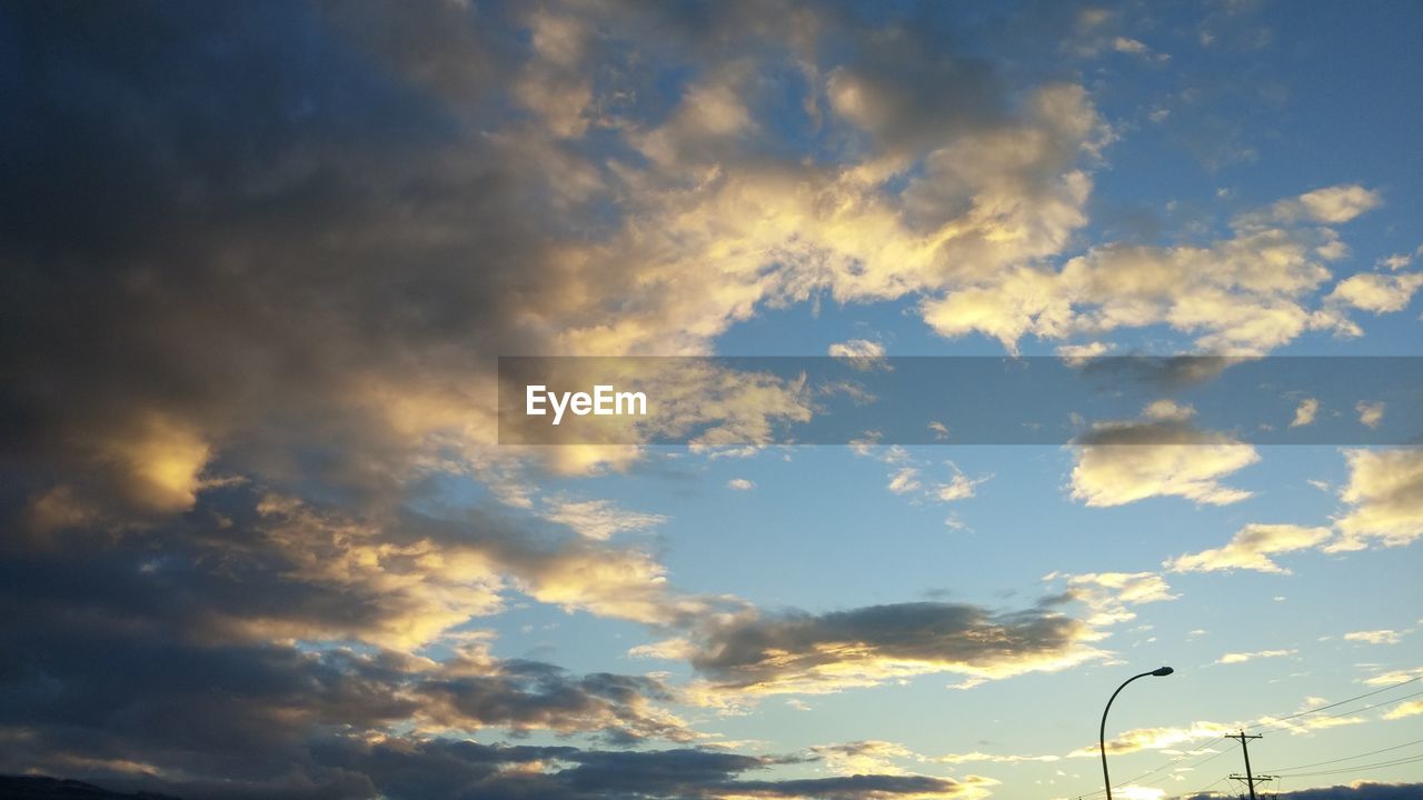 LOW ANGLE VIEW OF CLOUDY SKY