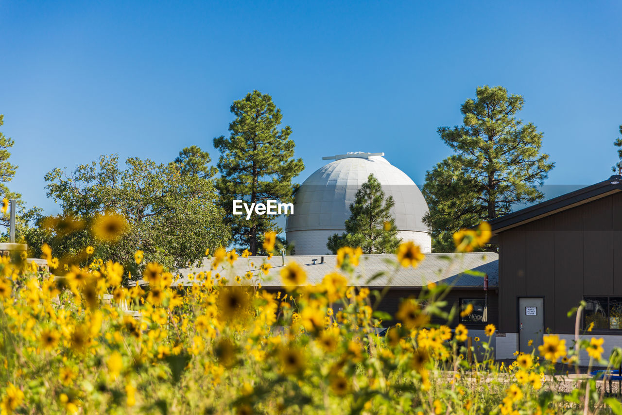 Telescope dome at lowell observatory in flagstaff, arizona