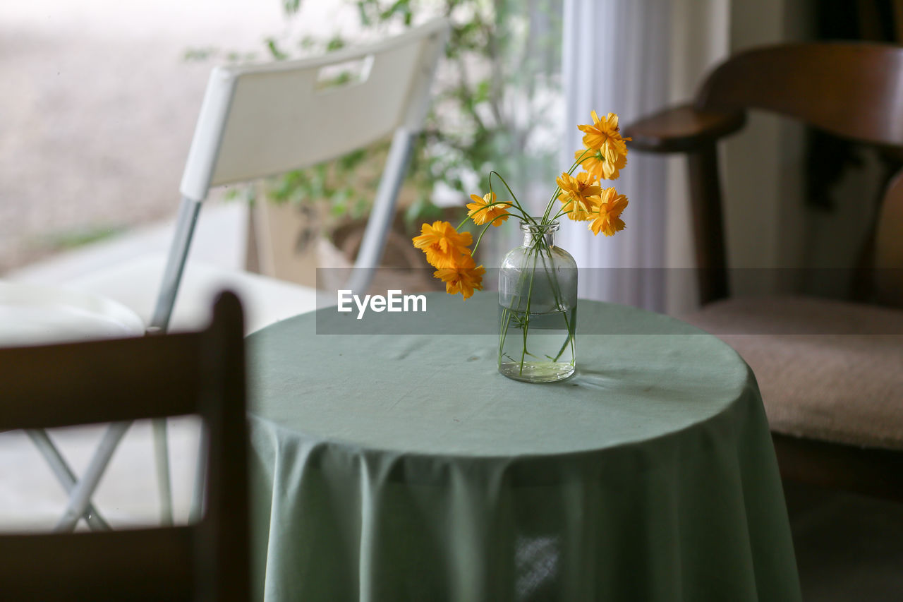Close-up of place setting