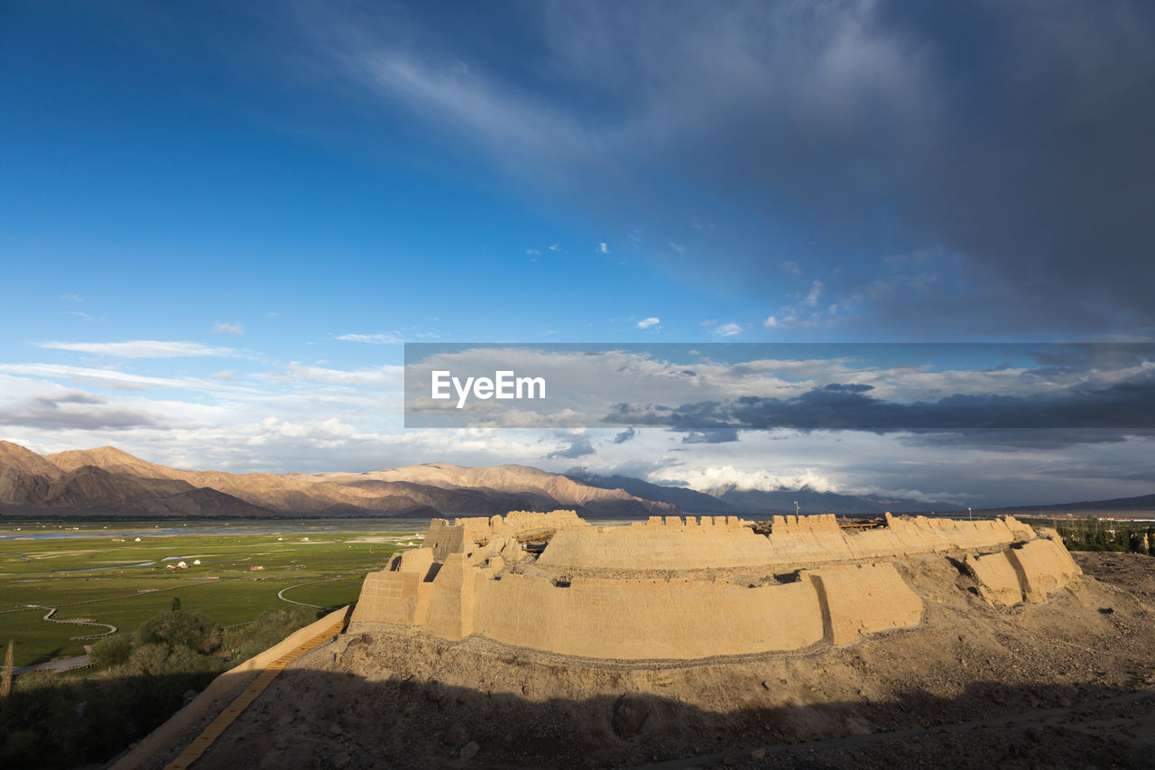 Panoramic view of landscape against sky