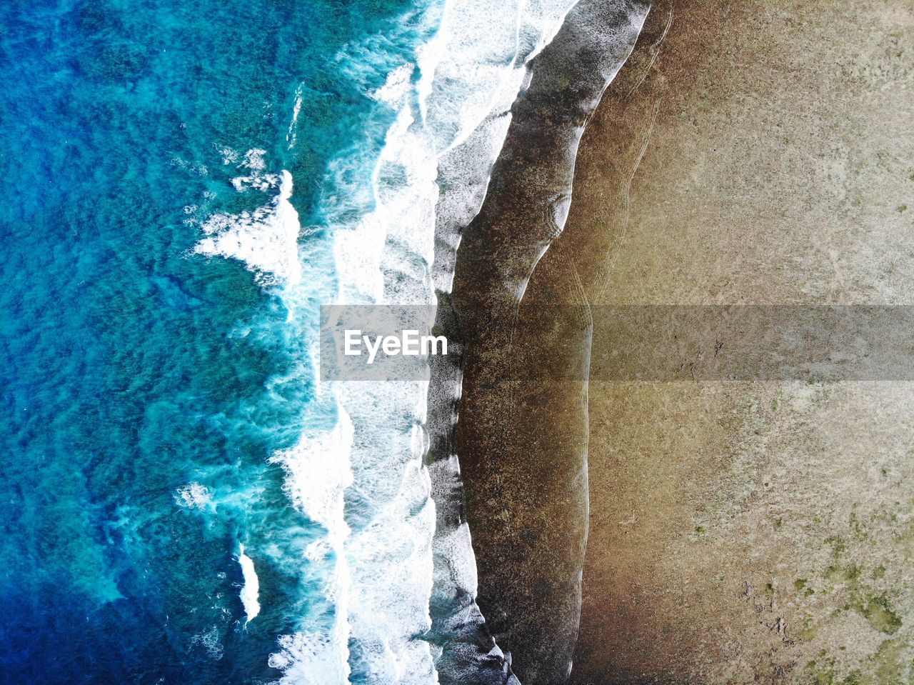 Aerial view of beach