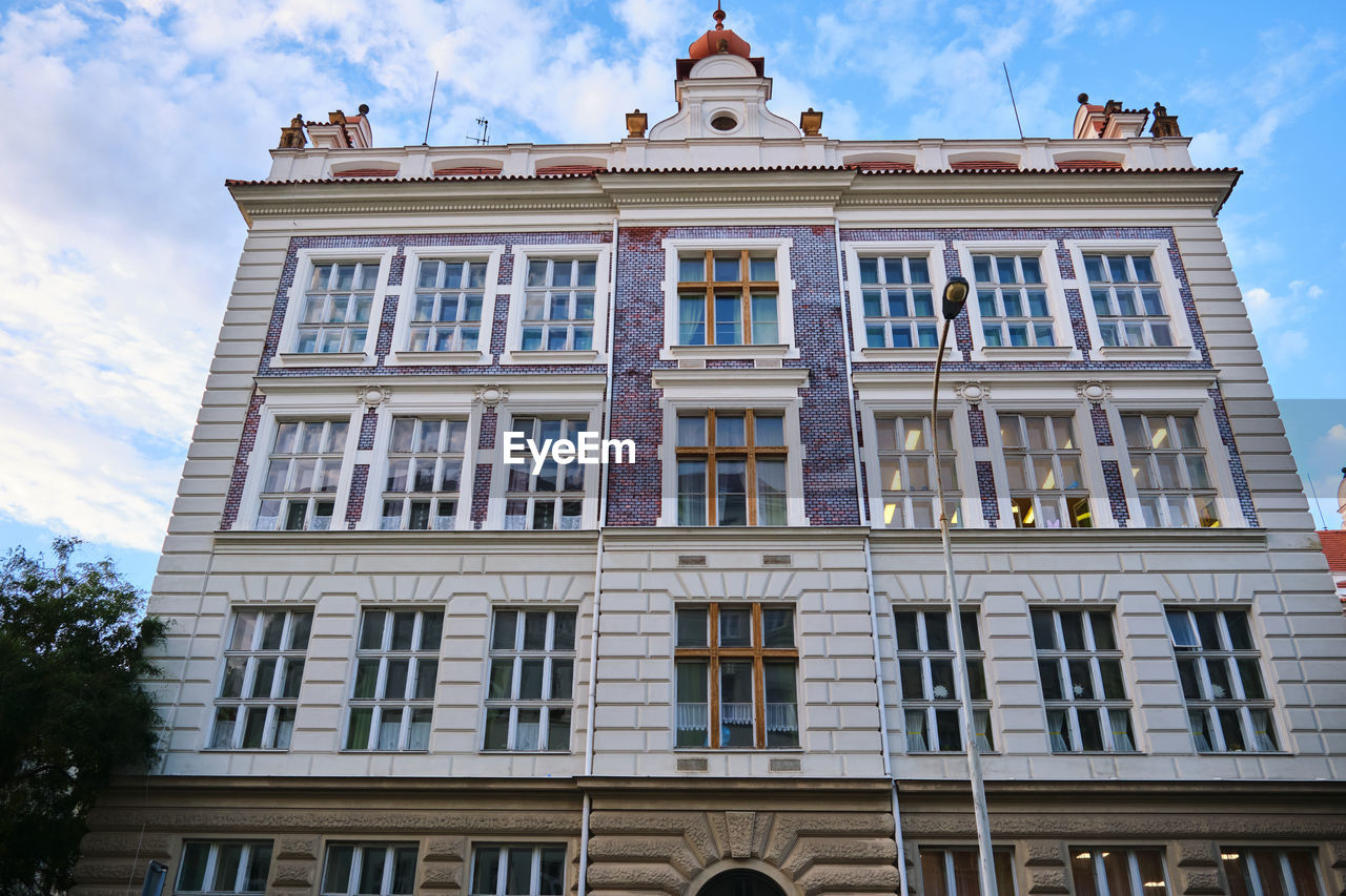 low angle view of historic building