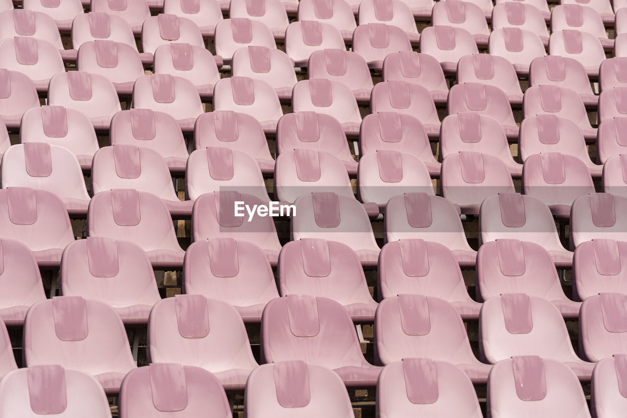 Full frame shot of chairs