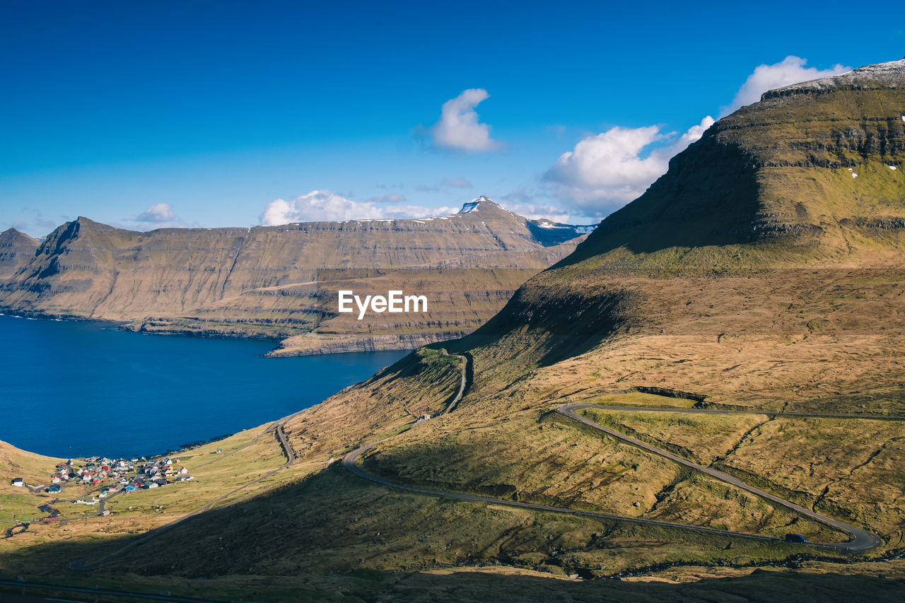 Funningur village, faroe islands