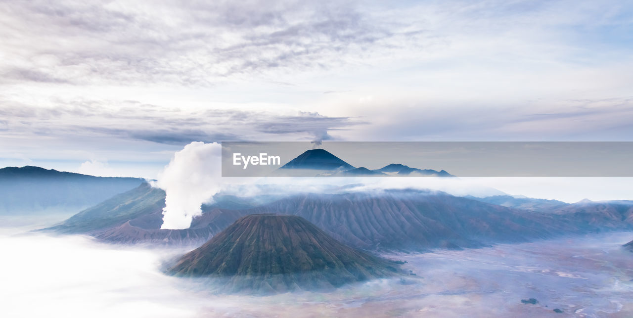 VIEW OF VOLCANIC LANDSCAPE