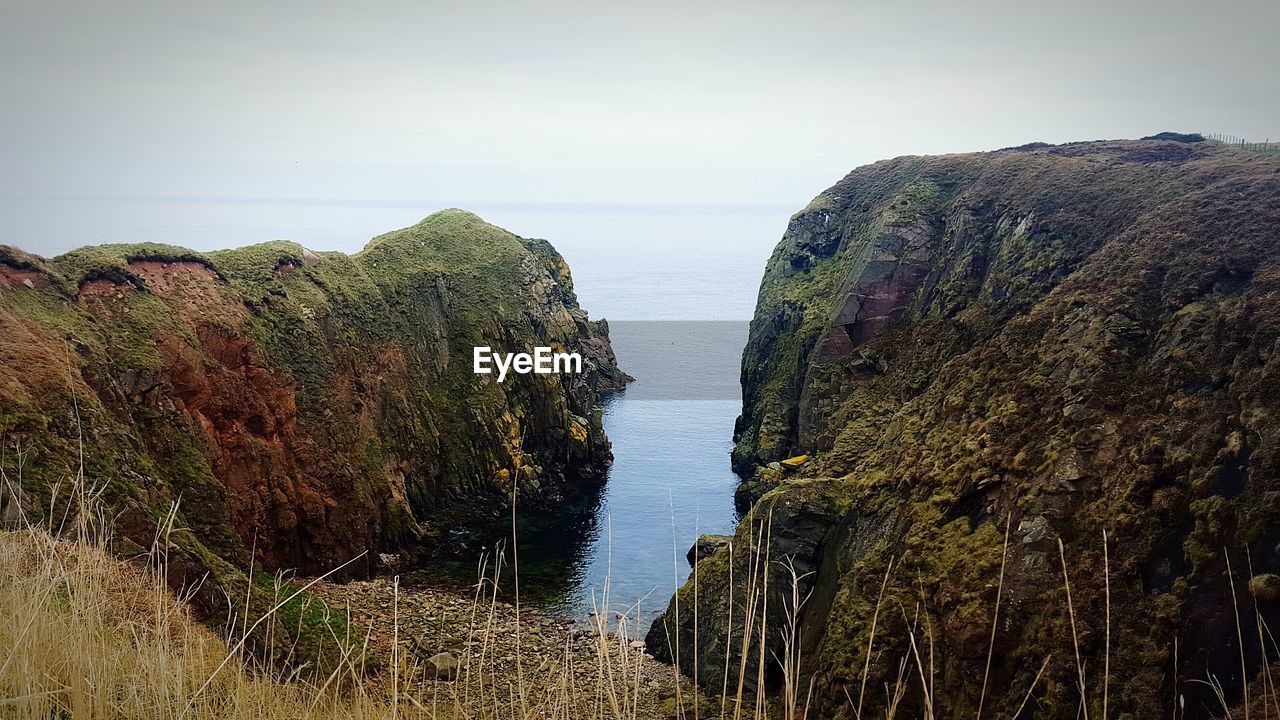 Scenic view of calm sea