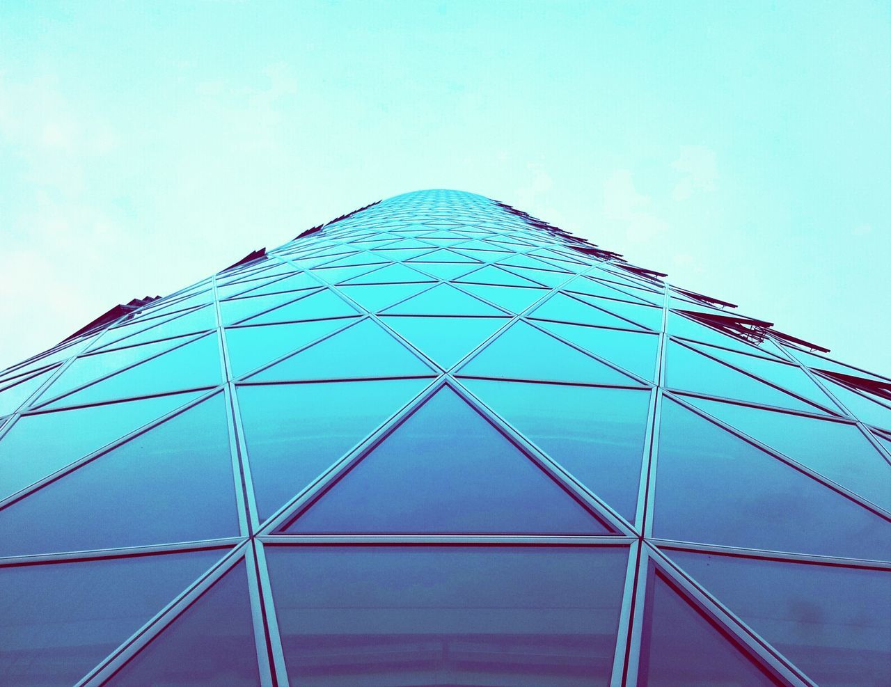 Low angle view of office building