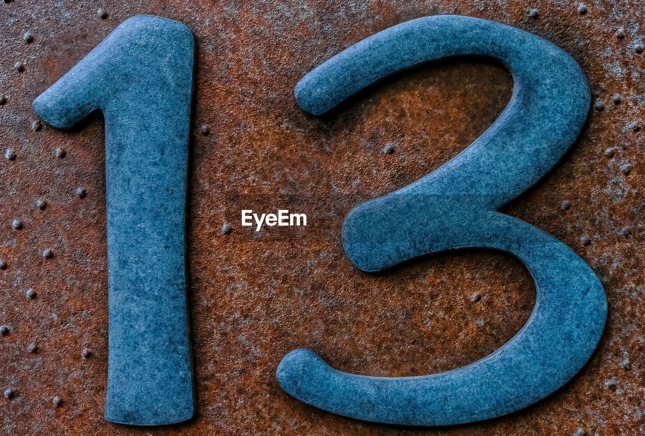 blue, number, font, iron, no people, close-up, symbol, metal