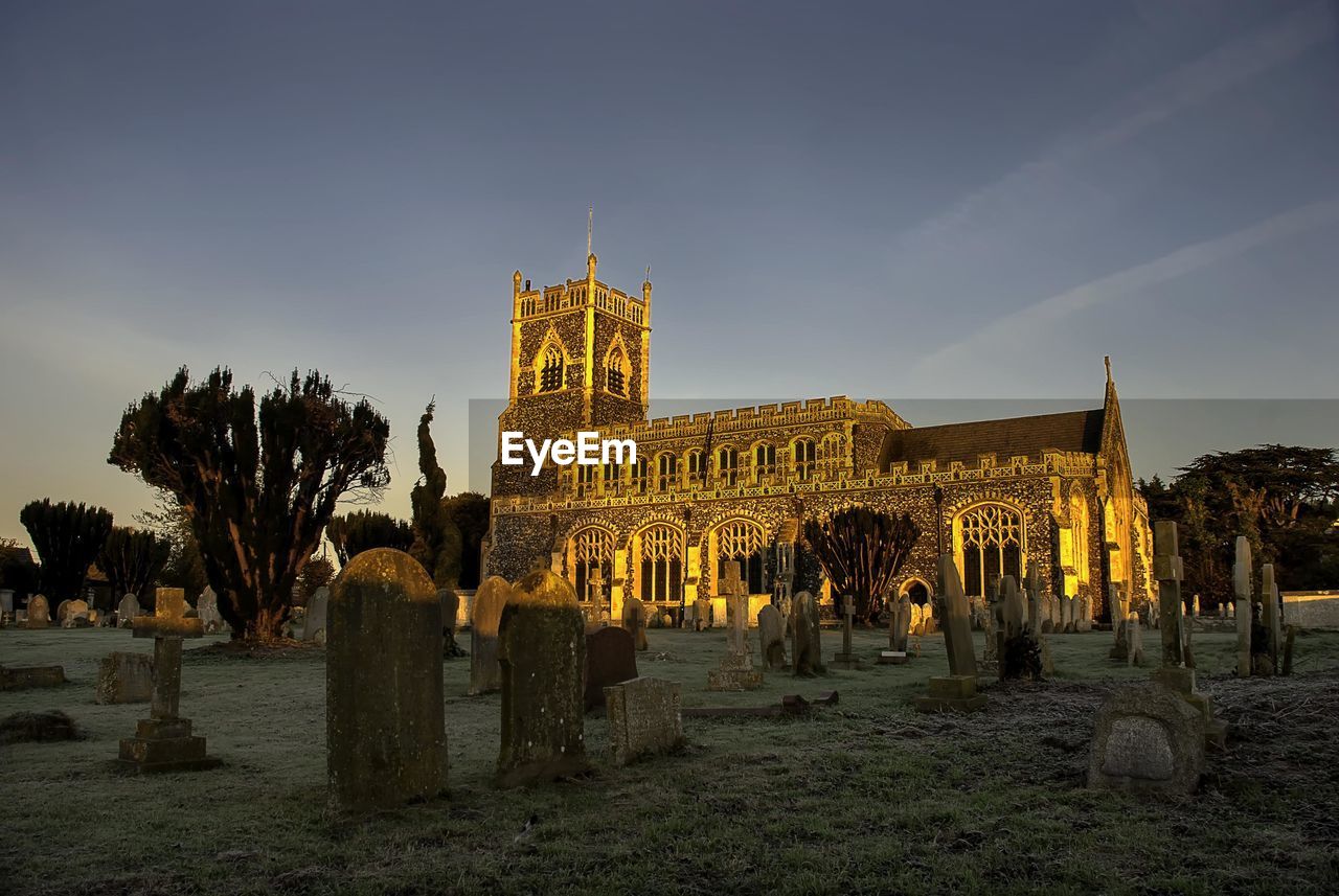 Parish church of st mary in dedham vale, essex, uk