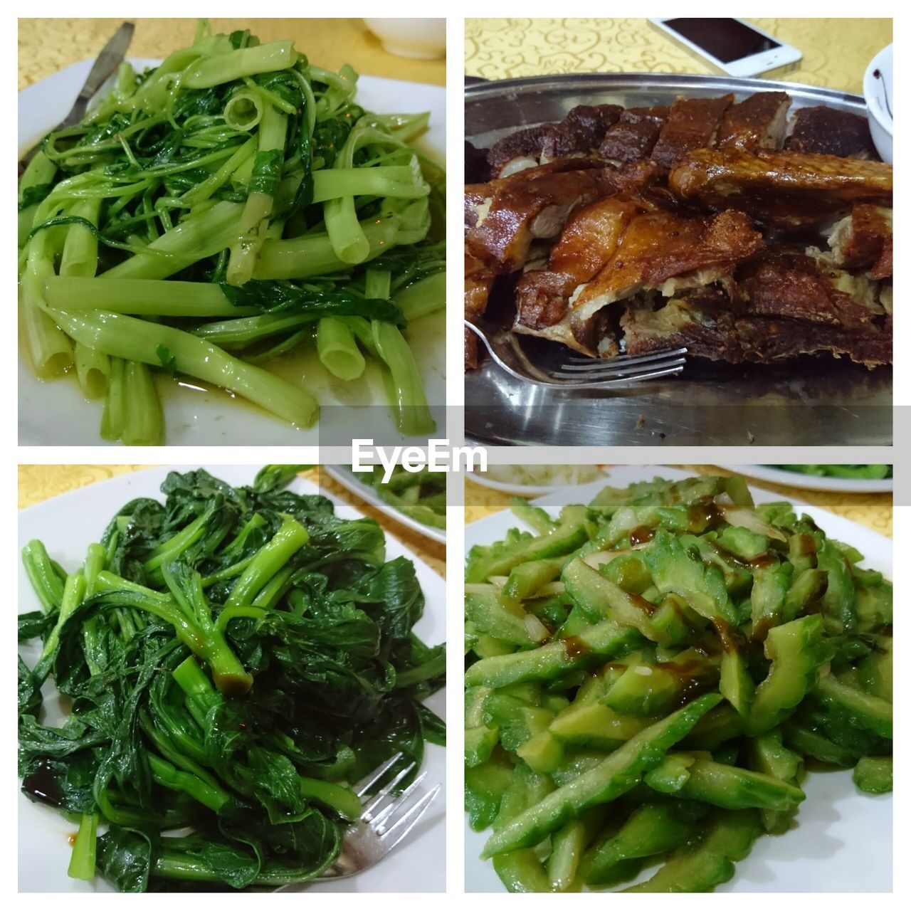 HIGH ANGLE VIEW OF VEGETABLES IN PLATE