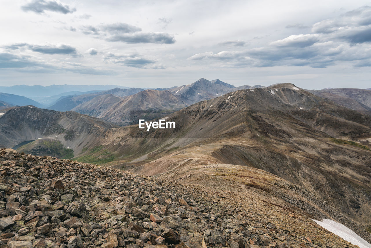 Rocky mountains landscape near denver