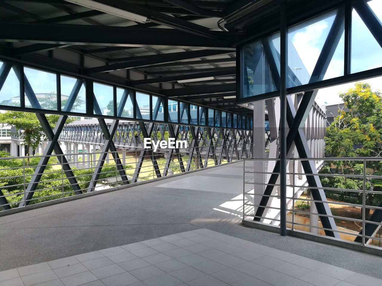 FOOTBRIDGE OVER FOOTPATH